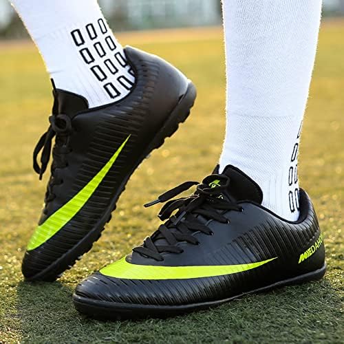 לולובוי כדורגל לגברים סוליות כדורגל נעלי כדורגל ללא החלקה דוקרניות שרוכים מקורה TF דשא פוטסל ריצה ספורט ספורט אתלטי