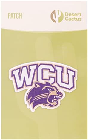 טלאי אוניברסיטת מערב קרוליינה קטמונטים WCU טלאים רקומים אפליקציה תפור או ברזל על תיק ז'קט בלייזר