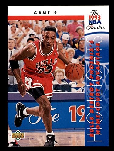 1993 הסיפון העליון 199 גמר NBA מדגיש את סקוטי פיפן שיקגו בולס NM/MT BULLS מרכז ארקנסו