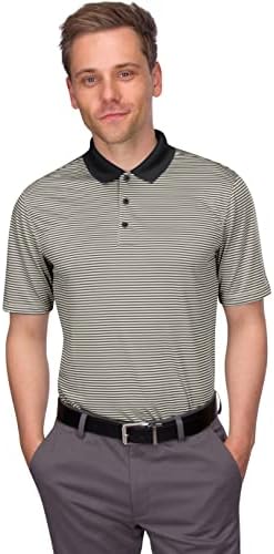 חולצות גולף בכושר יבש לגברים - חולצת פולו של שרוול קצר של שרוול קצר