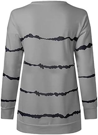 חולצות שרוול ארוך של פירו לנשים, נשים 2022 צמרות אופנה סתיו סווטשירט סווטשירט סוודר מפוס