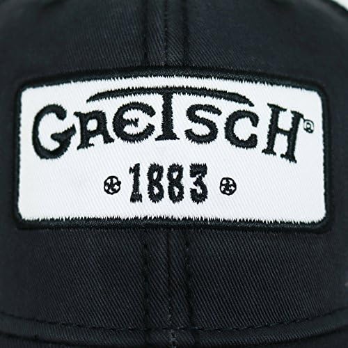 גרץ מהדורה מוגבלת רשת חזרה בציר נהג משאית כובע עם 1883 לוגו תיקון, מתכוונן, מידה אחת מתאים לכל, שחור