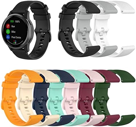 רצועת שורש כף היד של צמיד Ienyu 20 ממ עבור Ticwatch E עבור Garmin Venu עבור Forerunner 645 Silicone Smartwatch Watchband