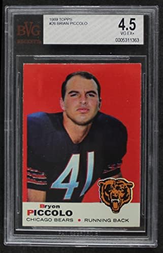 1969 Topps 26 Bryon Piccolo Chicago Bears BSG BVG 4.50 דובים Wake Forest
