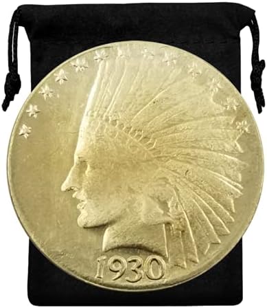 עותק קוקריט 1930 נשר ראש הודי עשרה דולר מטבע זהב-ארהב מטבע מזכר