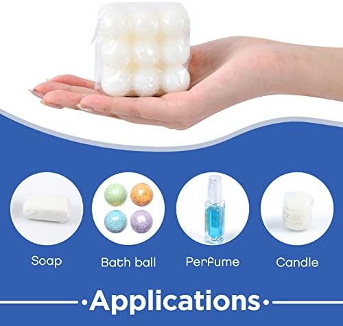 400 חתיכות שקיות עטוף מכווצות לסבון 4 x 4 אינץ ', 4 x 6 אינץ', 6 x 6 אינץ ', 6 x 10 אינץ