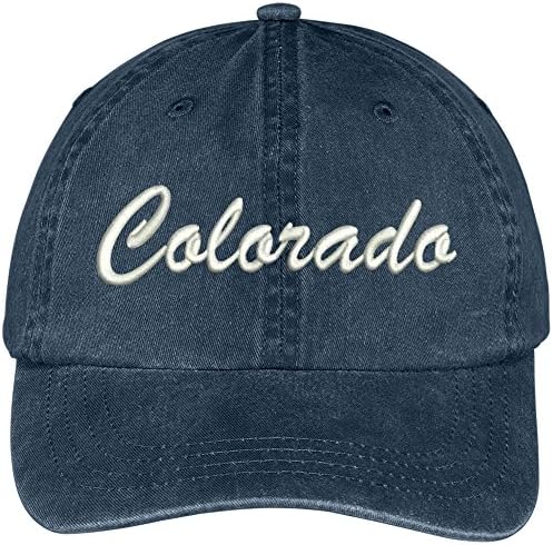חנות הלבשה אופנתית קולורדו מדינת קולורדו רקומה כותנה כותנה מתכווננת בפרופיל נמוך