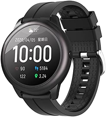 להקת Senter עבור Xiaomi Haylou LS05S להקה, 22 ממ רצועת רצועת רצועת סיליקון רכה 22 ממ תואמת ל- Xiaomi Haylou LS05S Watch Smart Watch