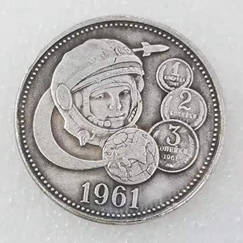 1961 רוסיה סובייטית רוסיה זיכרון מטבע אספנות מתנה לאתגר מזל מטבע