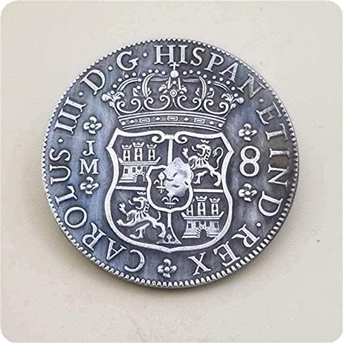 1772 מקסיקו 8 Reales - Carlos III מטבע העתק למתנות איסוף העתקים