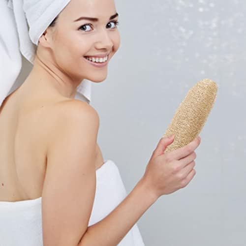 ספוג לופה טבעי פילינג גוף גב קרצוף אמבטיה מברשת ניקוי עור למקלחת 3 יחידות