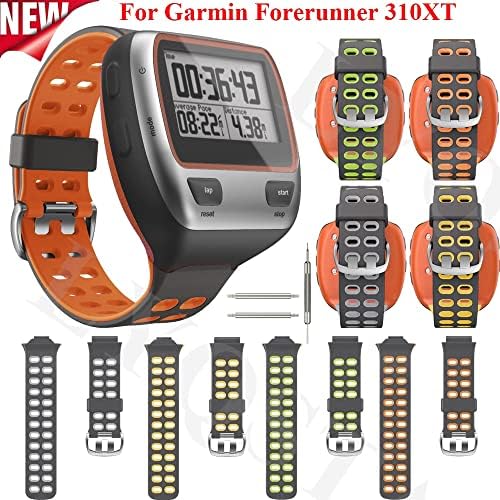 Ahgddada Silicone Watchband רצועות החלפת Garmin Forerunner 310XT 310 XT Smart Watch Band Wannbant Sport Sport Belt