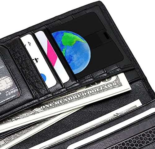 כדור הארץ עם כרטיס אשראי בצבעי מים USB כונני פלאש מזיכרון מותאם אישית מתנות תאגידיות מפתח ומנות קידום מכירות 32 גרם