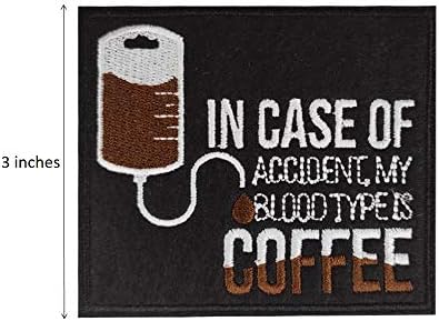 תיקון חמוד במקרה של תאונה סוג הדם שלי הוא ברזל רקום קפה על תיקון