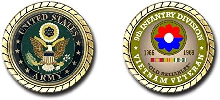 חטיבת הרגלים ה -9 מטבע אתגר ותיק וייטנאם - מורשה רשמית
