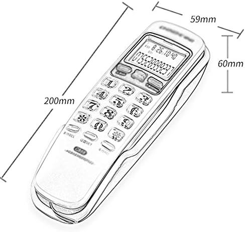 טלפון ZSEDP, טלפון קווי רטרו בסגנון מערבי, עם אחסון דיגיטלי, רכוב על קיר, פונקציית הפחתת רעש לבית ולמשרד